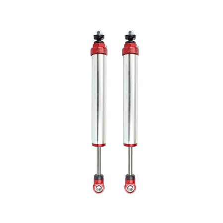 Afe Hydraulic, Without Reservoir, Adjustable, Without Shock Boots, Silver and Red, Set of 2 401-5200-01